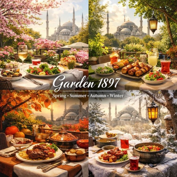 Spring, Summer, Autumn, Winter: The Influence of the Seasons on the Garden 1897 Menu
